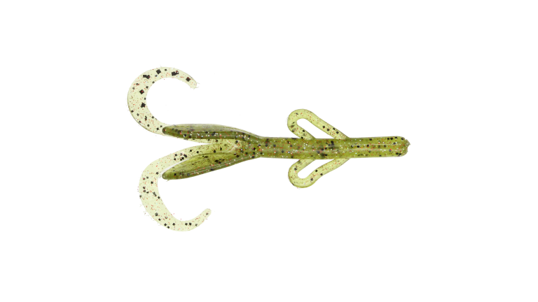 ZOOM BABY BRUSH HOG 4" 12 per pkg WATERMELON RED MAGIC