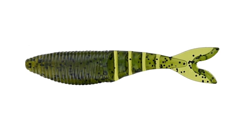 YAMAMOTO ZAKO SWIMBAIT 4" QTY 6 WATERMELON W/BLACK FLAKE