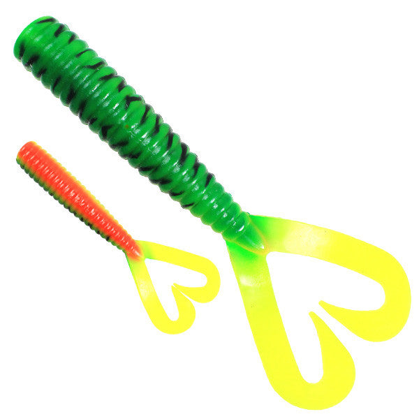 PITBULL TWIN TAIL UV GLOW FIRETIGER - 5.5"
