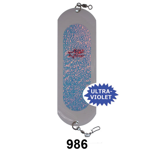 SILVER HORDE 0/0 DODGER 6"  CRUSHED LAZER 4950 020 986