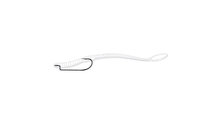 OWNER WORM OFFSET WORM HOOK SIZE 3/0 5101-131 QTY 5