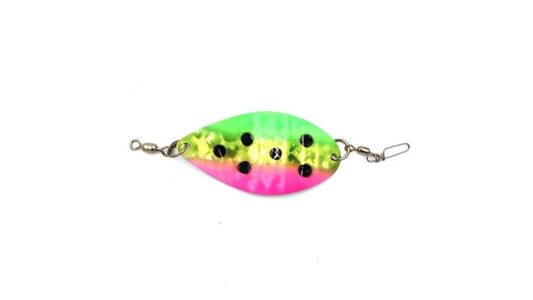 ROCKY MOUNTAIN TACKLE MINI TSUNAMI DODGER UV Watermelon 3"