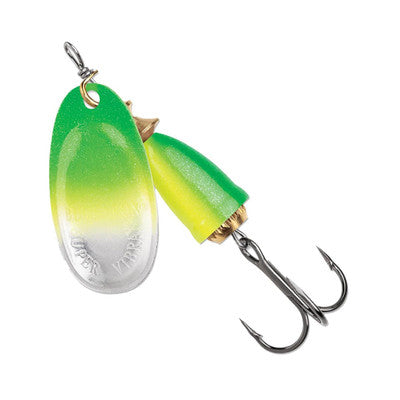 BLUE FOX CLASSIC VIBRAX SPINNER Size 5 Northern Lights - Green Chartreuse UV