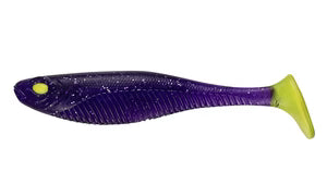 NOMAD DESIGN DOZER MINNOW 3" - 5 PACK - LIVE OPS PURPLE HAZE CHARTREUSE