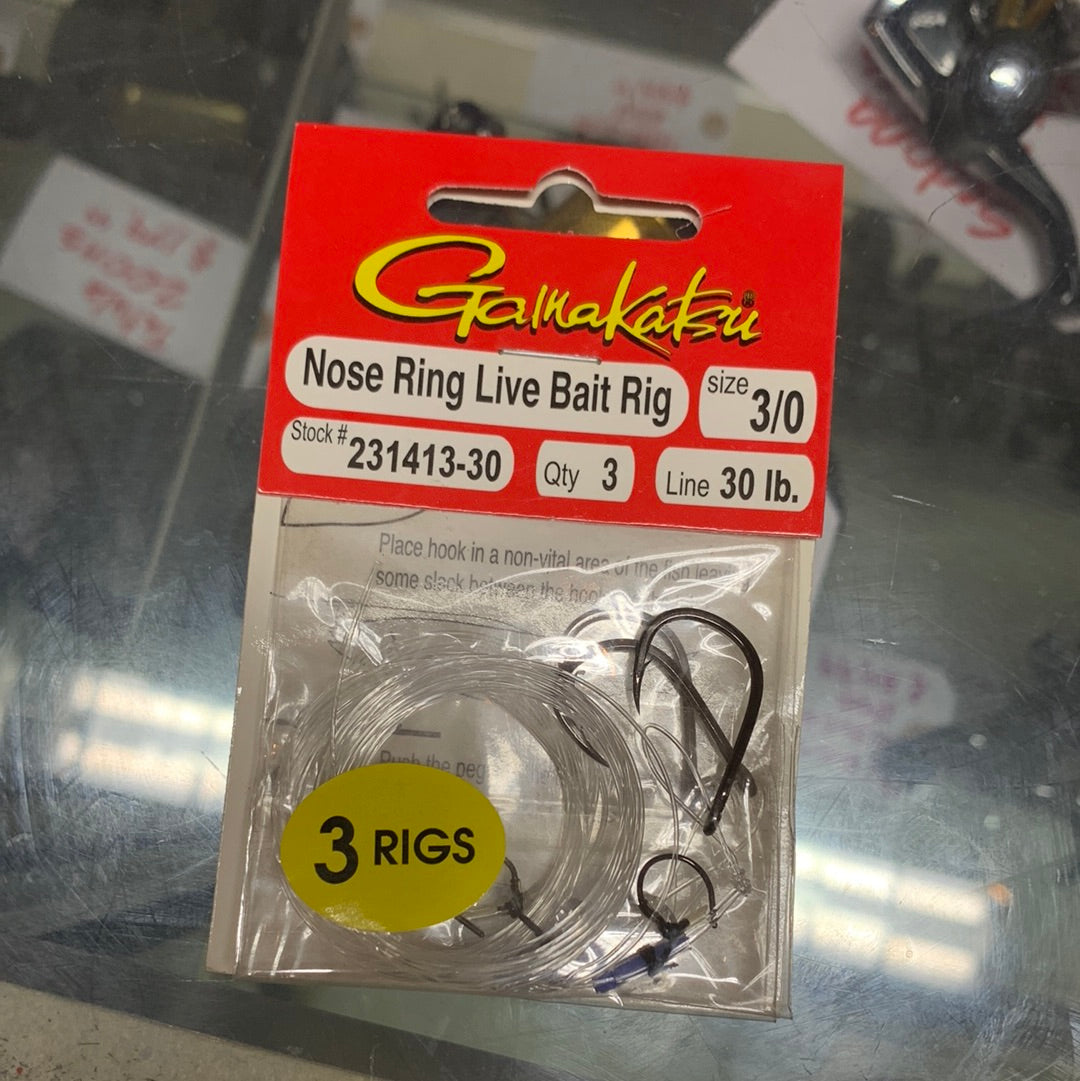 Galhakatsu live bait rig, 3/0