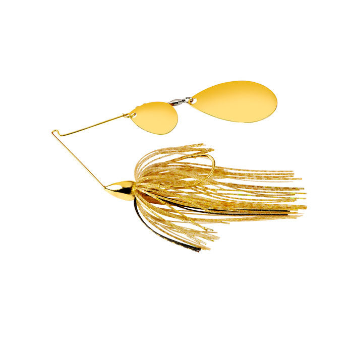 WAR EAGLE Spinnerbait, 1/2oz, Indiana, Gold, Gold Shiner, 1pk
