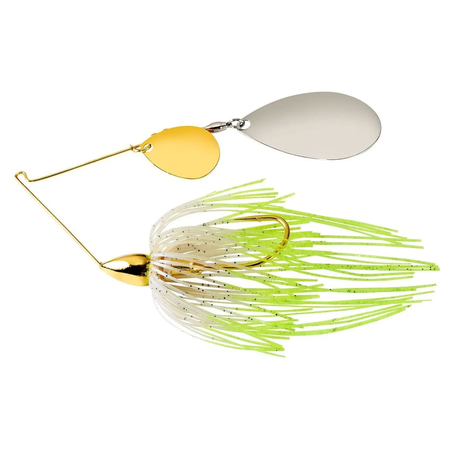 WAR EAGLE Spinnerbait, 1/2oz, Indiana, Gold, Hot Blue Herring, 1pk