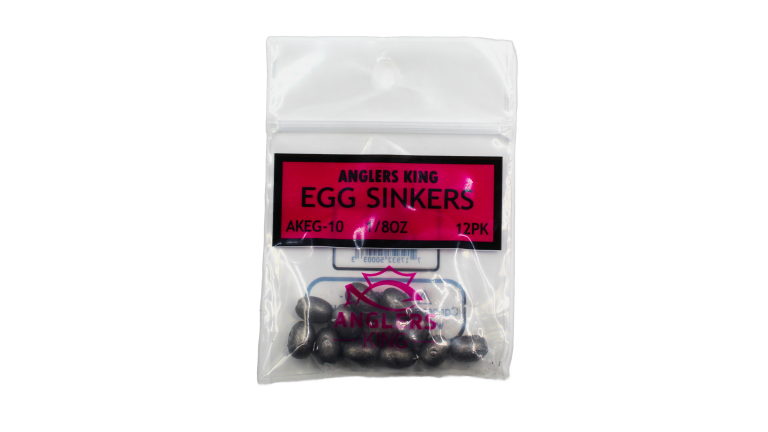 ANGLERS KING EGG SINKER 3/4 oz qty 5