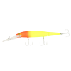 REBEL RATTLING DEEP JOINTED MINNOW 5 1/4" Chartreuse/Red Head