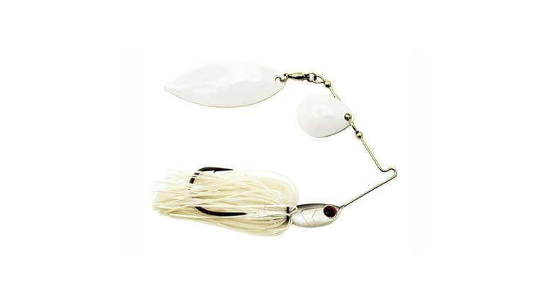 DOBYNS D-BLADE ADVANTAGE SPINNERBAITS 3/8 OZ WHITE ON WHITE Colorado/COLORADO