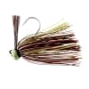 BASS PATROL ROUND RUBBER FOOTBALL JIGS 3/8oz Green Pumpkin/Brown