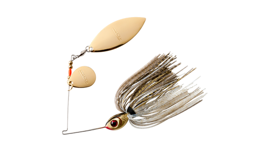 BOOYAH TANDEM BLADE SPINNERBAIT Gold Shiner 3/8 oz