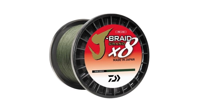 Daiwa J Braid Bulk spool line 50 lb test DARK GREEN