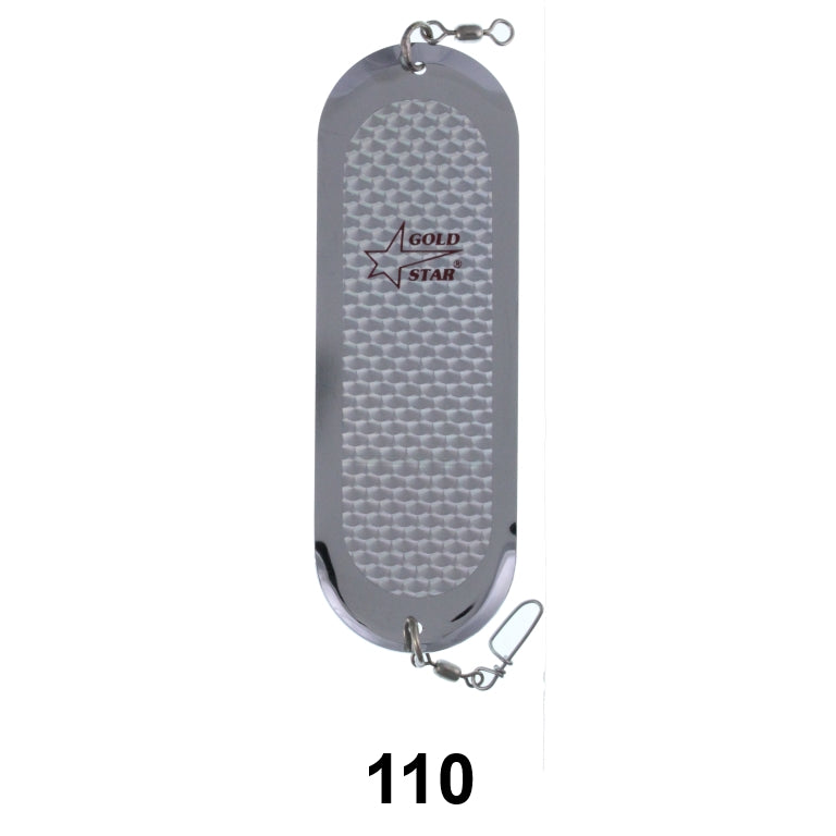 SILVER HORDE 0/0 DODGER 6" CHROME SILVER SPECTRA OVAL 4950 020 110