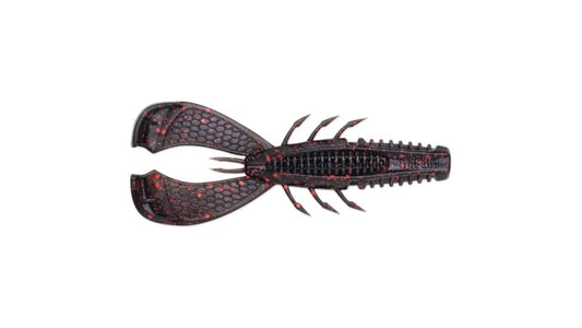 RAPALA CRUSH CITY CLEANUP CRAW 3.5" BLACK RED FLAKE 7PCS