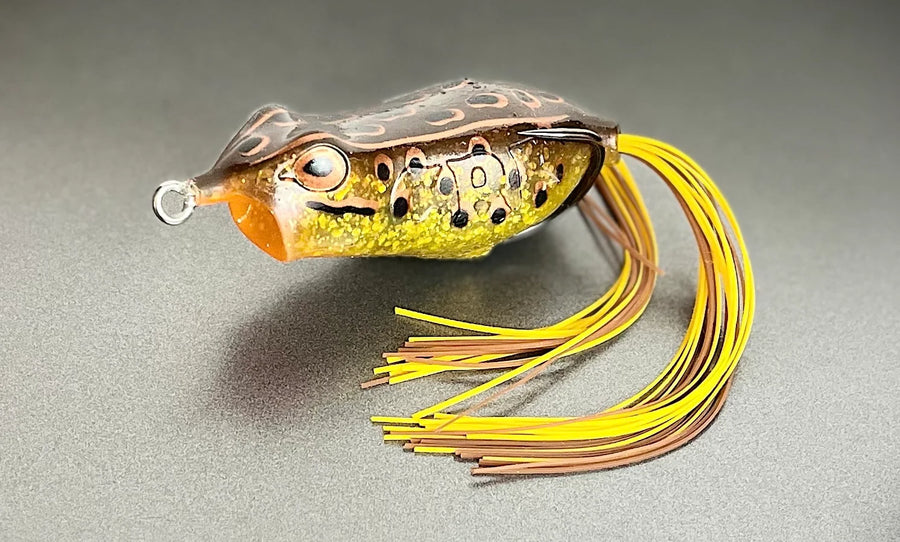 Copper Red Baits Loud Mouth Popping Frog GOLDEN NUGGET