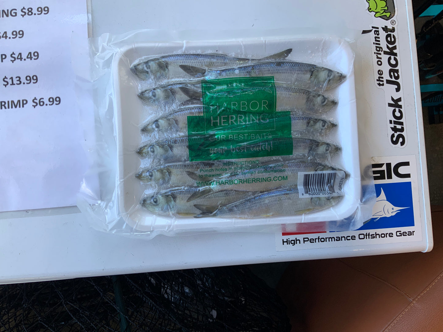 Frozen herring Green label