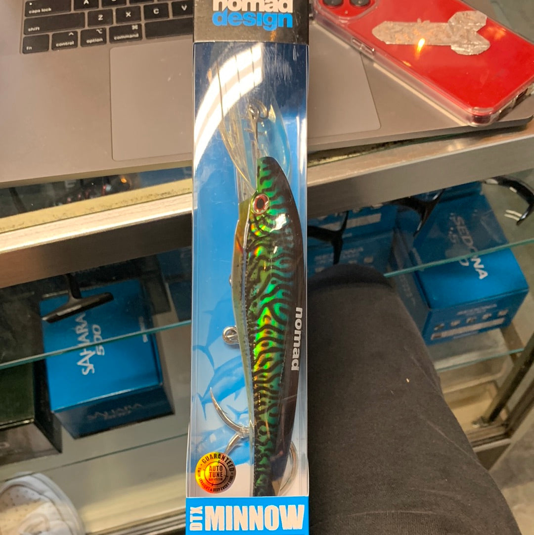 Nomad DTX Minnow Silver Green Mackerel