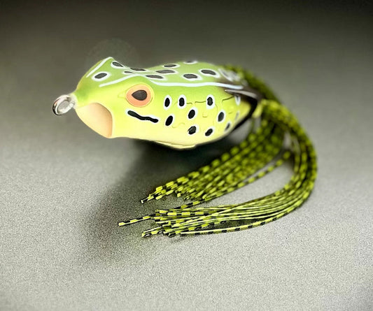 Copper Red Baits Loud Mouth Popping Frog LEOPARD FROG