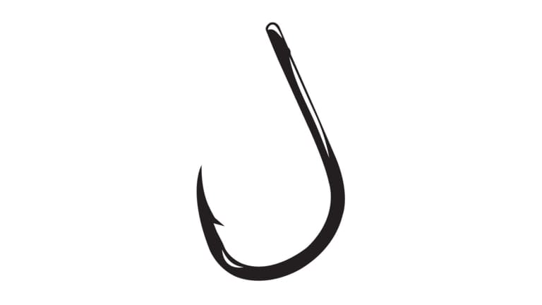 MUSTAD HOODLUM LIVE BAIT HOOK Black Nickel 1/0 Qty 6 4 X