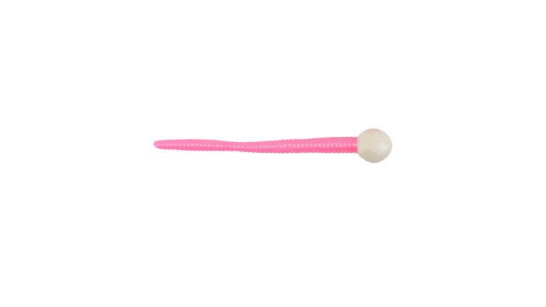 Powerbait mice tails, white/ bubblegum 13ct