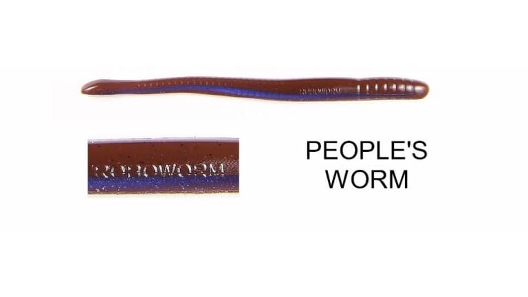 ROBOWORM FAT STRAIGHT TAIL WORM 6" PEOPLES WORM qty 8 SF-A2AF-8