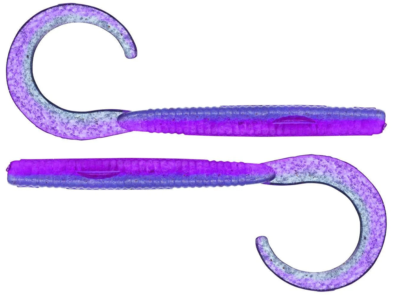 Evergreen Lucy Curly Tail Worm MORNING DAWN 3.2"