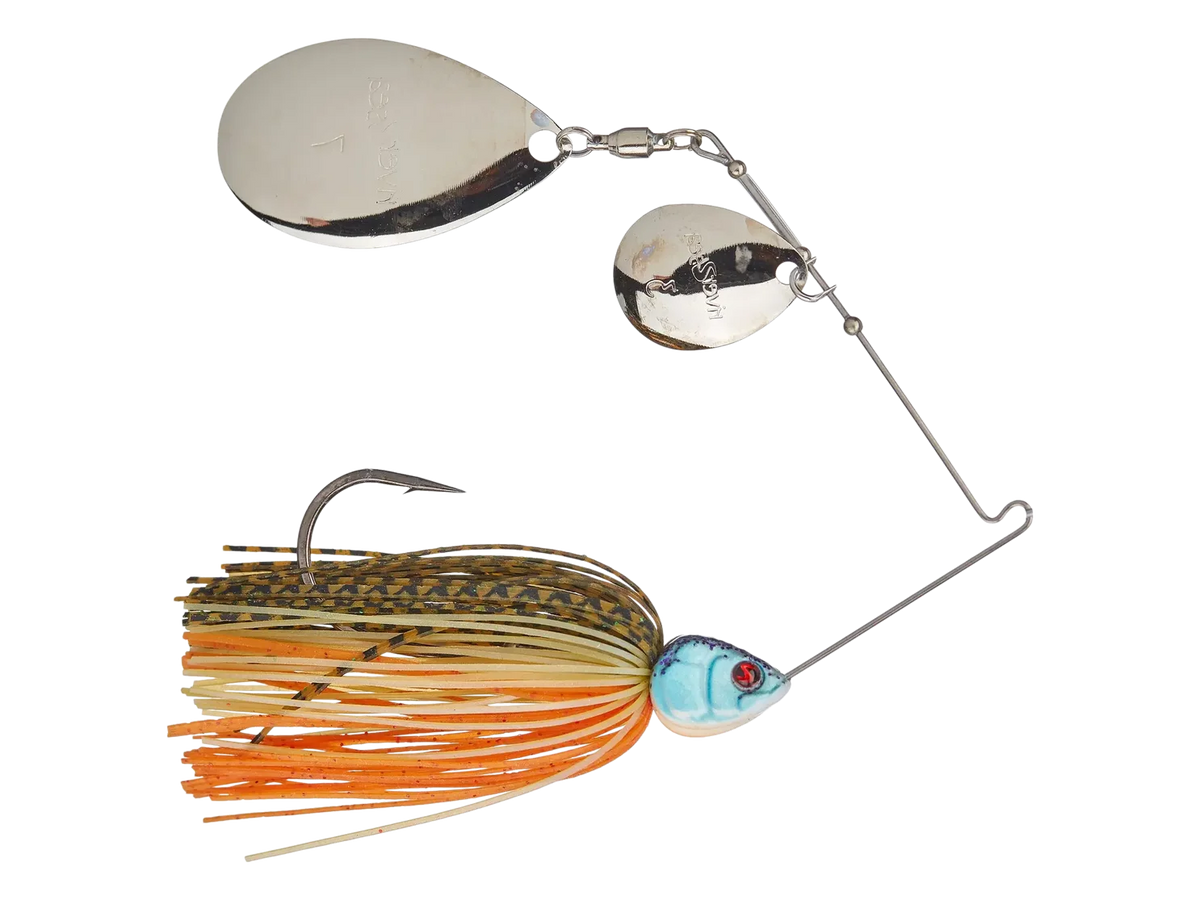 RIVER2SEA ISH MONROE BLING SPINNERBAIT 1/2oz Willow/Colorado Blades BLUE GILL