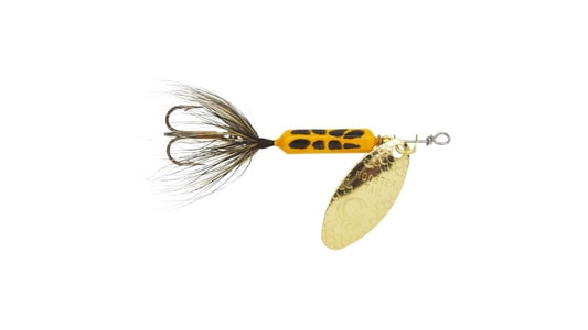 Rooster tail 1/4 oz, yellow coachdog