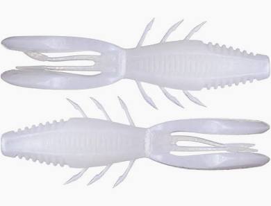 RAPALA CRUSH CITY BRONCO BUG PEARL WHITE 4" 6PCS