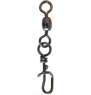 P-line Crane Swivel with Corkscrew Snap SIZE 2/0 QUANTITY 6
