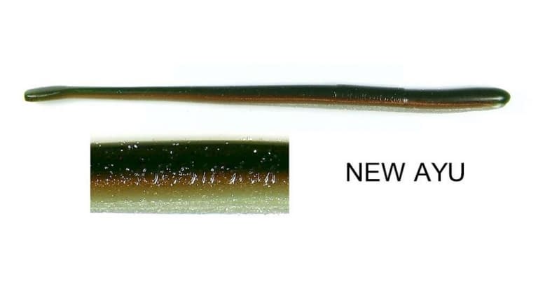 ROBOWORM STRAIGHT TAIL WORM 4.5" NEW AYU qty 10 ST-8Z3M-10