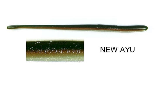 ROBOWORM STRAIGHT TAIL WORM 4.5" NEW AYU qty 10  ST-8Z3M-10