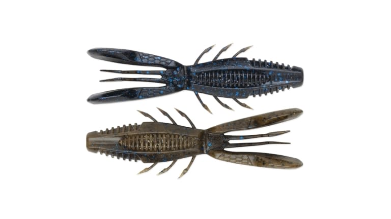 RAPALA CRUSH CITY BRONCO BUG BLACK BLUE GREEN PUMPKIN 4" 6PCS