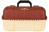 FLAMBEAU CLASSIC TRAY HARD TACKLE BOX 7 TRAY HIP ROOF MAROON CREAM