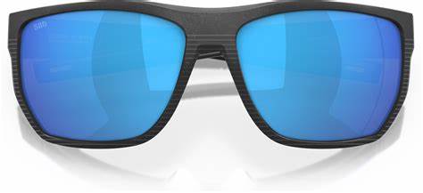 COSTA SUNGLASSES SANTIAGO 04G NET BLACK W/BLUE MIRROR 580 G POLARIZED