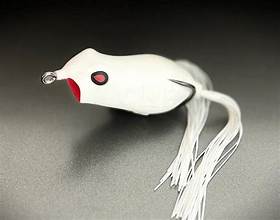Copper Red Baits Loud Mouth Popping Frog SALT-N-PEPPER