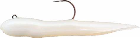 Redrum Baits Tube Replacement 5 Pack - 4 Inch PEARL