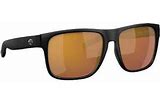COSTA SUNGLASSES SPEAR0 XL 11 MATTE BLACK W/GOLD MIRROR 580G