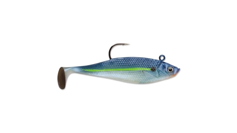 STORM WILDEYE SWIM SHAD 4" BLUE STEEL SHAD