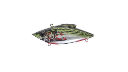 BILL LEWIS RAT-L-TRAP Chrome Bleeding Shad 1/2 oz