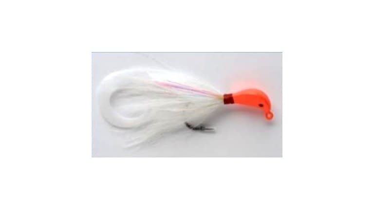 PUCCI FLASH STRIPER JIGS 1/2 OUNCE White-Fluorescent Red