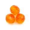 BIG DADDY GLASS BEADS FACETED 20pk ORANGE