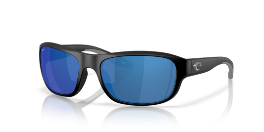 COSTA SUNGLASSES CLIPPERTON MATTE BLACK FRAME LENSE W/BLUE MIRROR