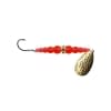 MACK'S LURE CLASSIC WEDDING RING Flo Orange Blade Finish: Hammered Brass