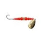 MACK'S LURE CLASSIC WEDDING RING Flo Orange Blade Finish: Hammered Brass