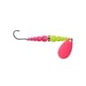 MACK'S LURE CLASSIC WEDDING RING Bead Color: Flo Fire Orange/ Gold Blade Finish: Pink