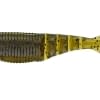 YAMAMOTO ZAKO SWIMBAIT 4" QTY 6 GREEN PUMPKIN/BLK FLK 134-06-297