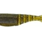 YAMAMOTO ZAKO SWIMBAIT 4" QTY 6 GREEN PUMPKIN/BLK FLK 134-06-297
