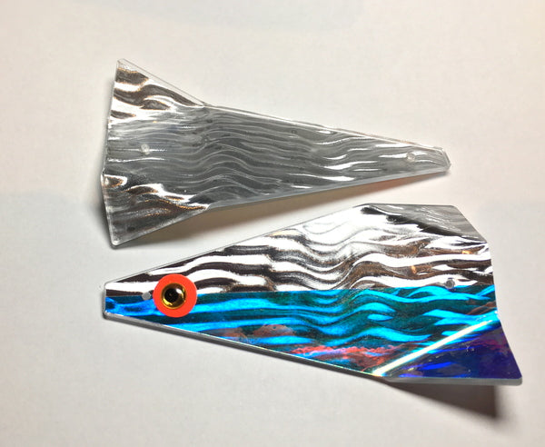 TED WONG PYRAMID FLASHERS SKU 112  UV SILVER WAVE
